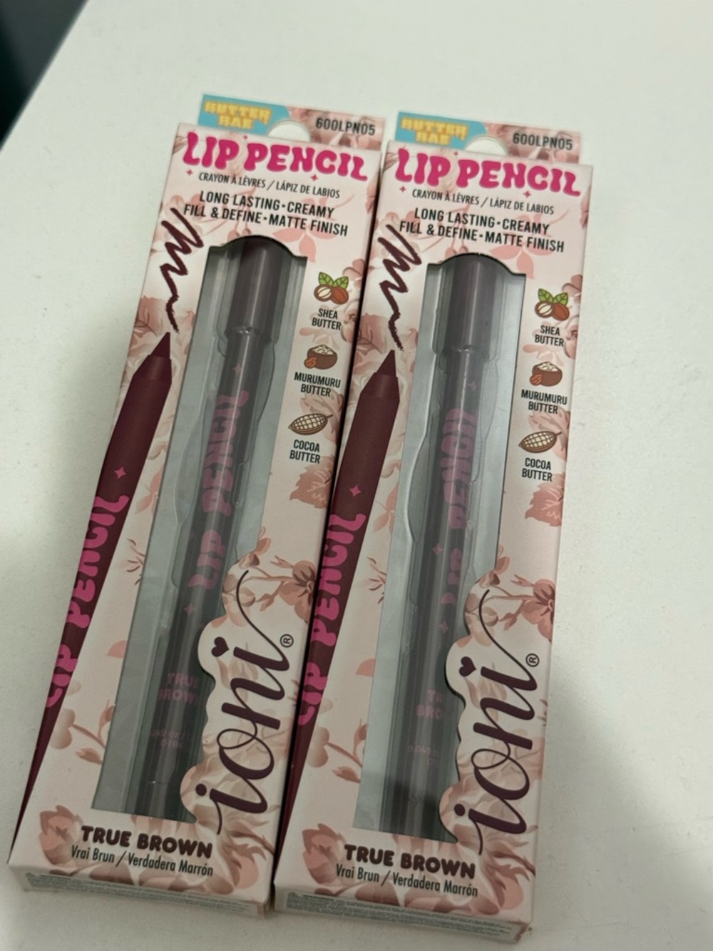 Iconi True Brown Lip Pencil — Long-Lasting Matte Lip Liner (Brown)